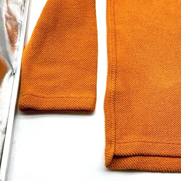Ted Baker London Millom Men's Size 6/XXL Orange Textured Half Zip Jumper Sweater - Picture 4 of 14